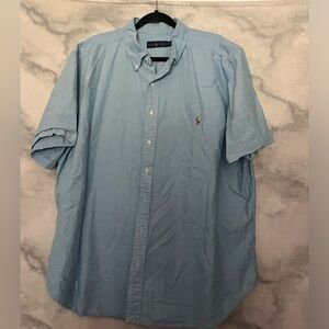 Polo Ralph Lauren Feather Weight Twill Classic Fit Shirt Blue